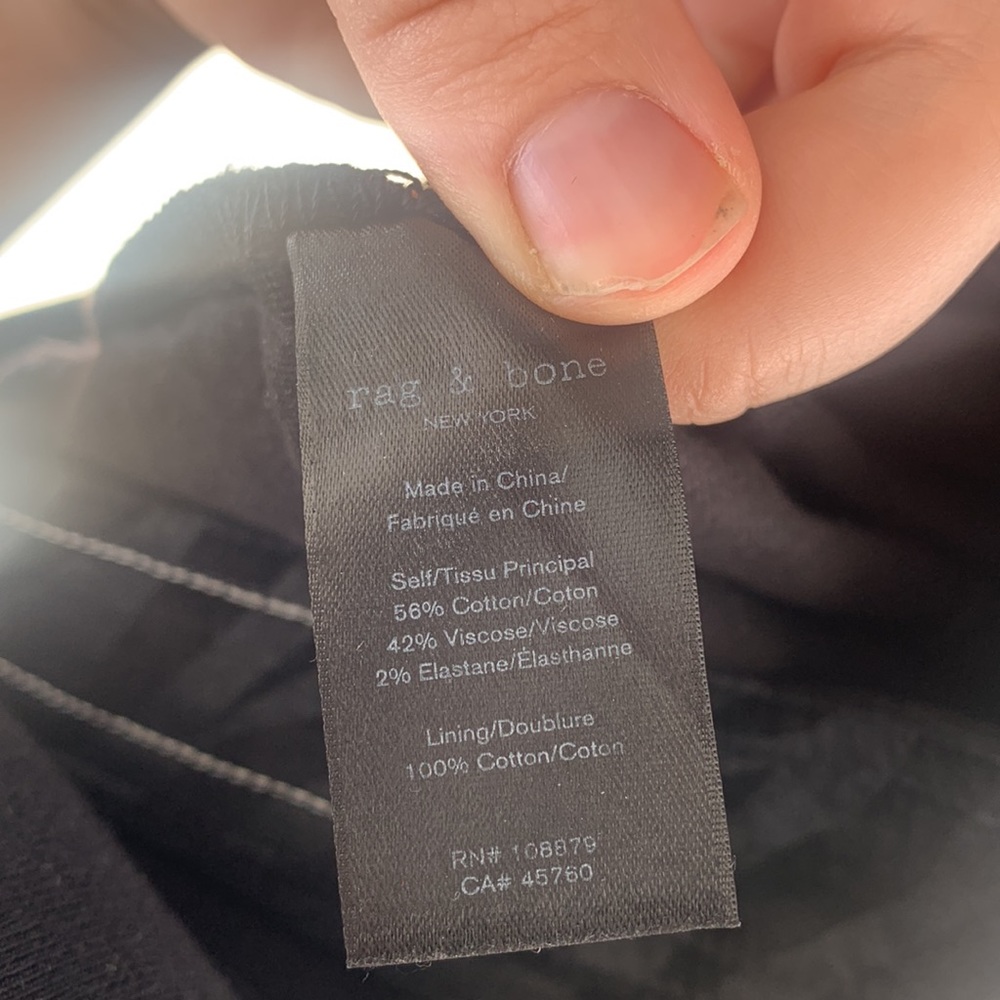 [Rag & Bone] Black Zebra Pattern Skinny Jeans - S… - image 5